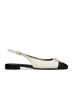 Tory Burch Bow Detailed Cap Toe Sandals