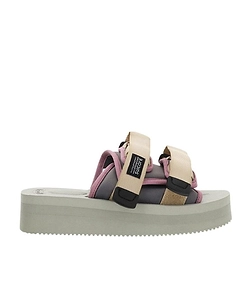 Suicoke Logo Patch Slip-On Sandals