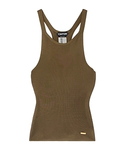 Tom Ford Logo-Plaque Knitted Top