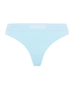Tom Ford Logo Waistband Thong Briefs