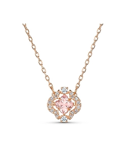 Crystal-Embellished Pendant Chain