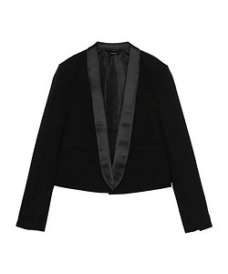 Tom Ford Long Sleeved Satin-Trim Blazer