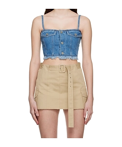 Patchwork Denim Vest