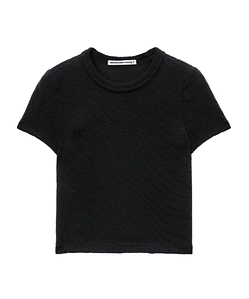 Alexander Wang Logo Jacquard Crewneck Knit Top