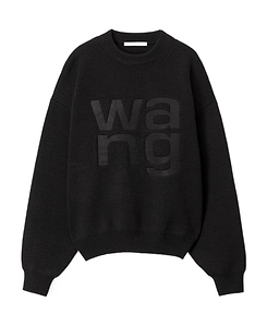 Alexander Wang Logo Detailed Knit Sweater