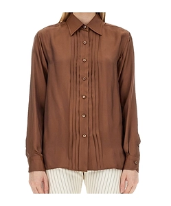 Tom Ford Pleated Long-Sleeved Shirt