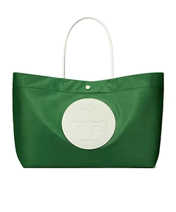 Tory Burch Ella Twist Logo Top Handle Bag