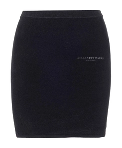 Logo-Embroidered Miniskirt