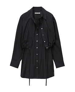 T By Alexander Wang Layered Mini Shirtdress