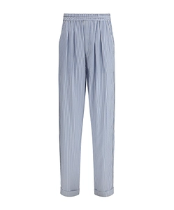 Tom Ford	Striped Turn-Up Hem Trousers