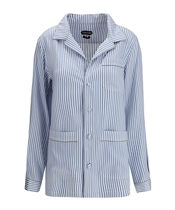 Tom Ford Striped Button-Up Shirt