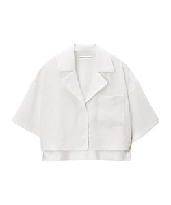 T By Alexander Wang Striped Boxy Shirt