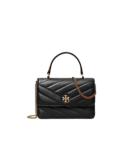 Tory Burch Kira Chevron Top Handle Mini Chain Wallet