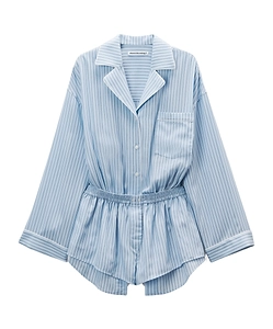 T By Alexander Wang Striped Jumpsuit