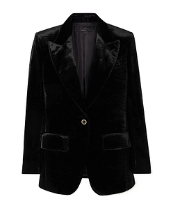 Wool Blend Suit Jacket