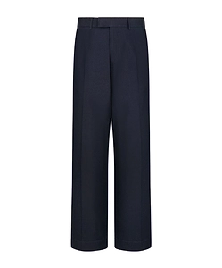 Wide-Leg Casual Pants With Belt Loops