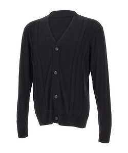 Long-Sleeved Knitted Cardigan