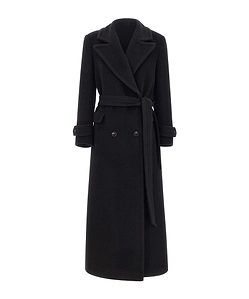 Tagliatore Julia Double-Breasted Belted Coat