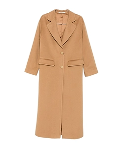 Single-Breasted Flap-Pocket Coat