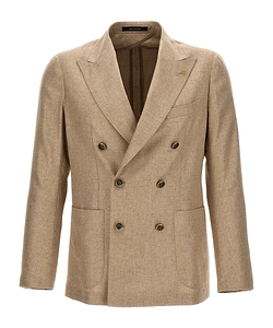 Tagliatore Long Sleeved Double Breasted Blazer