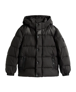 Hooded Long-Sleeve Jacket