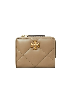 Tory Burch Kira Logo Plaque Quilted Wallet