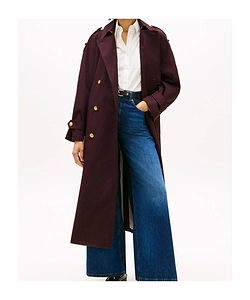 Long-Sleeved Trench Coat