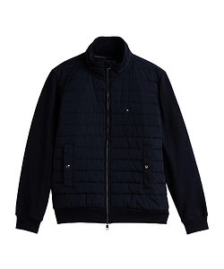 Stand-Up-Collar Quilted Jacket