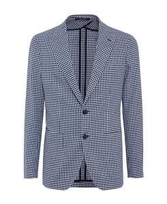V-Neck Long-Sleeved Suit Jacket