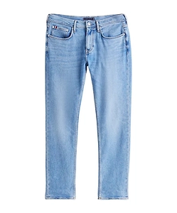 Tommy Hilfiger Logo-Patch Straight-Leg Jeans