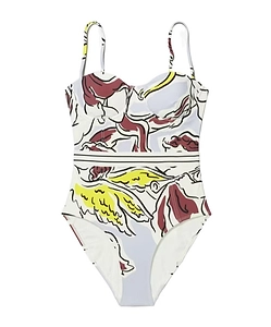 Tory Burch Printed One-Piece Swimsuit