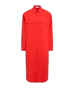 Calren Cotton Poplin Long Dress