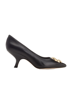 Eleanor Lacquered Leather Pump
