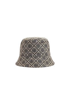 Tory Burch Logo Monogram Bucket Bag