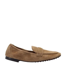 Tory Burch Logo Plaque Slip-On Loafers