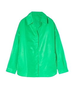 Long-Sleeve Button-Fastening Shirt