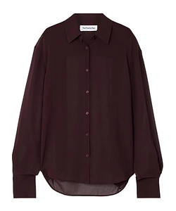 The Frankie Shop Sheer Long Sleeve Shirt