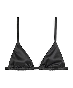 TotÊMe Satin Triangle Cup Bralette