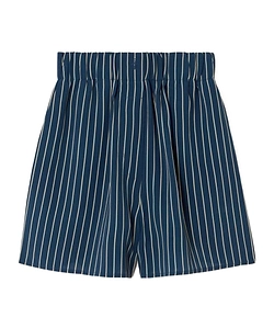 Lui Striped Crepe Shorts