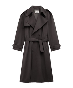 Long-Sleeved Trench Coat