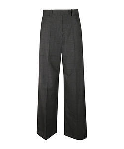 The Frankie Shop Brickell Plaid Trousers