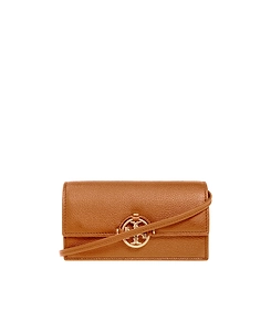 Logo-Plaque Leather Satchel Bag