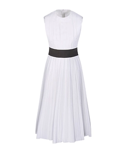 Tory Burch Pleated Poplin Dress