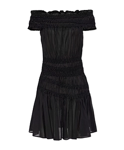 Off-Shoulder Ruffled Dress