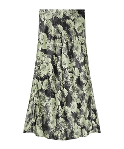Tory Burch Printed Satin Skirt