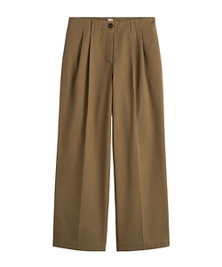 TotÊMe Wide-Leg Twill Trousers