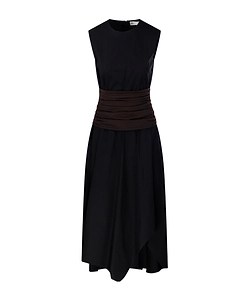 Tory Burch Sleeveless Rear Zipped Dress
