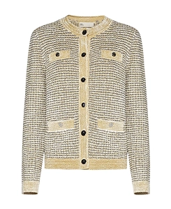 Tory Burch Single-Breasted Embellished Coat
