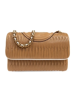 Tory Burch Fleming Soft Pleat-Detailed Small Shoulder Bag