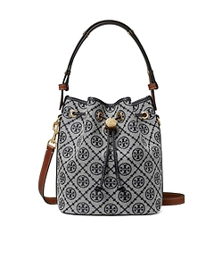 Tory Burch T Monogram Bucket Bag